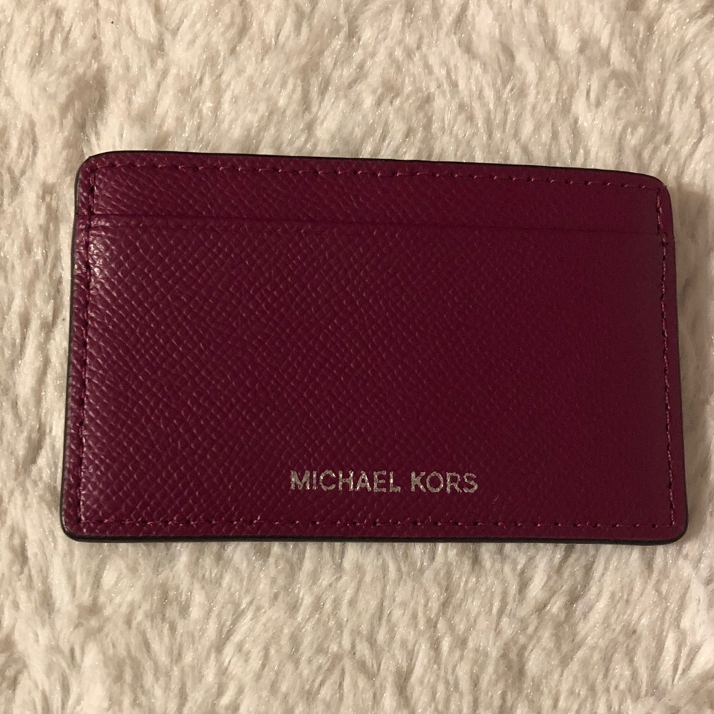Michael Kors Deep Burgundy Card Holder